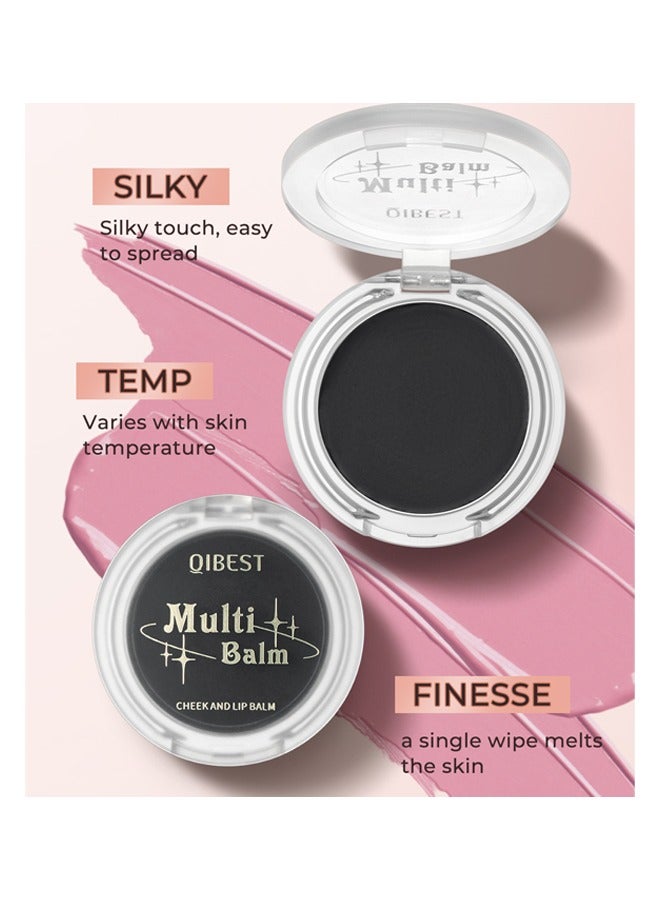 QiBest Cheek and Lip Balm - Multi Use Black Clear Crystal Color Change, Magic Gel Natural Nude Makeup Lip and Cheek Makeup, Black Magic Blush - Image 5
