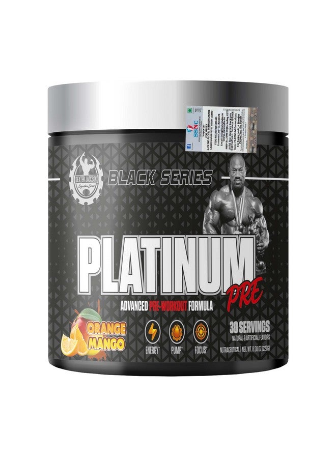 Dexter Jackson Black Series Platinum Pre-Workout | Advanced Pre-Workout Formula | 30 Servings (227g) | Orange Mango Flavor - Image 4