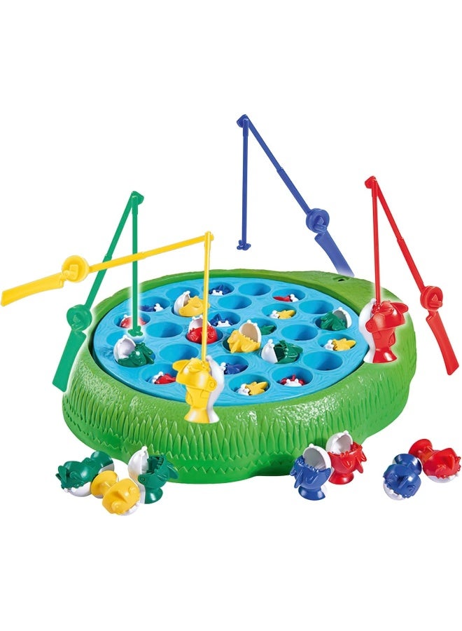 noris Noris 606062024 Fishing Game, Whoever Caught All Fish Of Their Color First Wins, For Children Aged 3 And Up Colorful  - Image 3