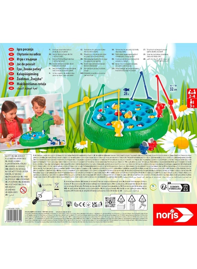 noris Noris 606062024 Fishing Game, Whoever Caught All Fish Of Their Color First Wins, For Children Aged 3 And Up Colorful  - Image 5