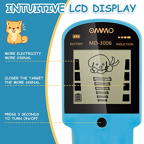 OMMO Metal Detector, Adjustable 27.5”-37.8” Metal Detector for Kids with Intuitive LCD Display, Lightweight Kids Metal Detectors with 6” Search Coil for Exploration Hiking - Image 3