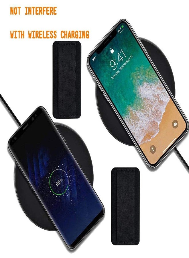 WUOJI Universal Phone Grip Holder for Hand - Wireless Charging Compatible - Universal Finger Strap Phone Holder Compatible with Most Smartphones (Black) - 3Pack - Image 5