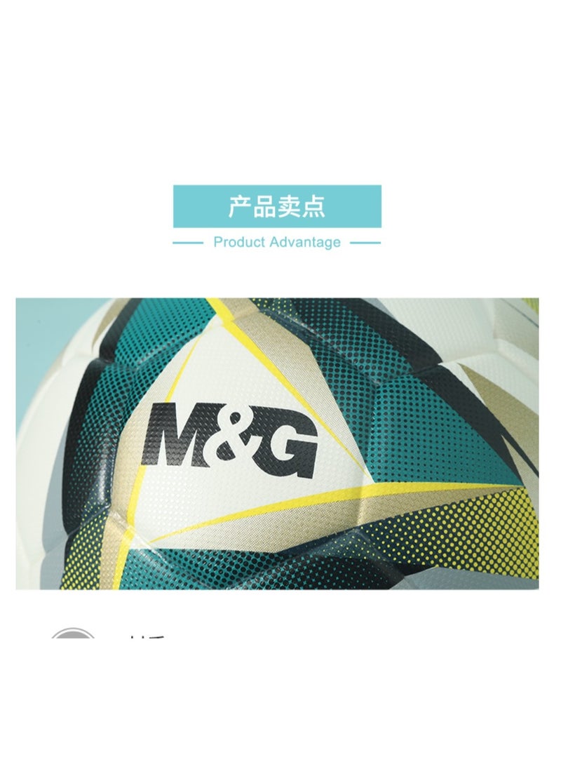 M&G M&G Chenguang Sports No. 5 PU laminated "Foot Feel King" football - No:AST09912  - Image 5