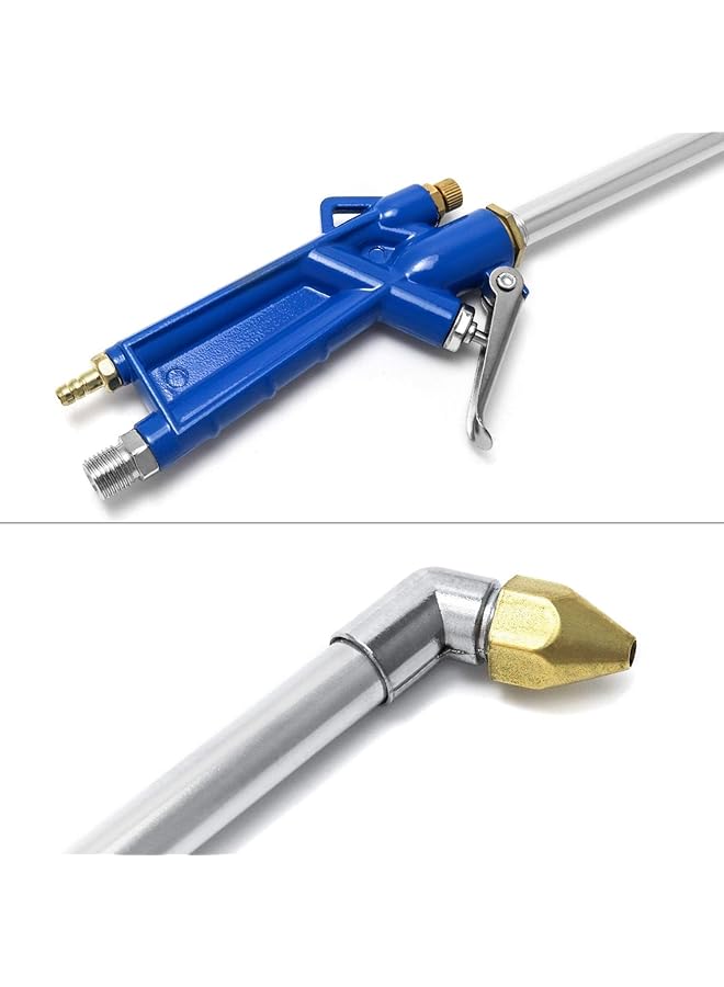 Excefore Air Blow Gun Pneumatic Engine Cleaning Gun With 4Ft Hose, Siphon Spray Gun Cleaning Kit – Car Engine Cleaner Degreaser Tool (Blue) - Image 2