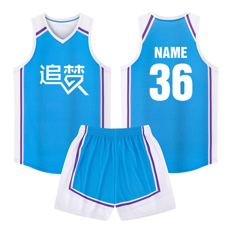 American Basketball Uniforms For Men And Women, Game Training Team Uniforms, Student Vests, Jerseys, Children'S Summer Sports Suits With Printed Numbers - Image 5