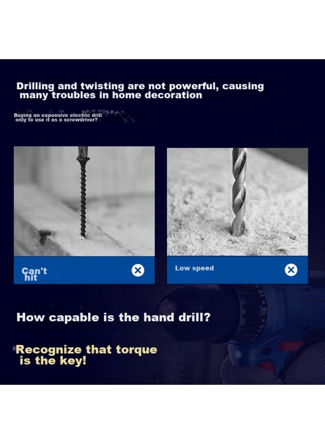 DONG Cheng Dongcheng 20v Brushless Impact Lithium Drill Wjz05-13e, Rechargeable Electric Drill, Power Tool, Screwdriver - Image 1
