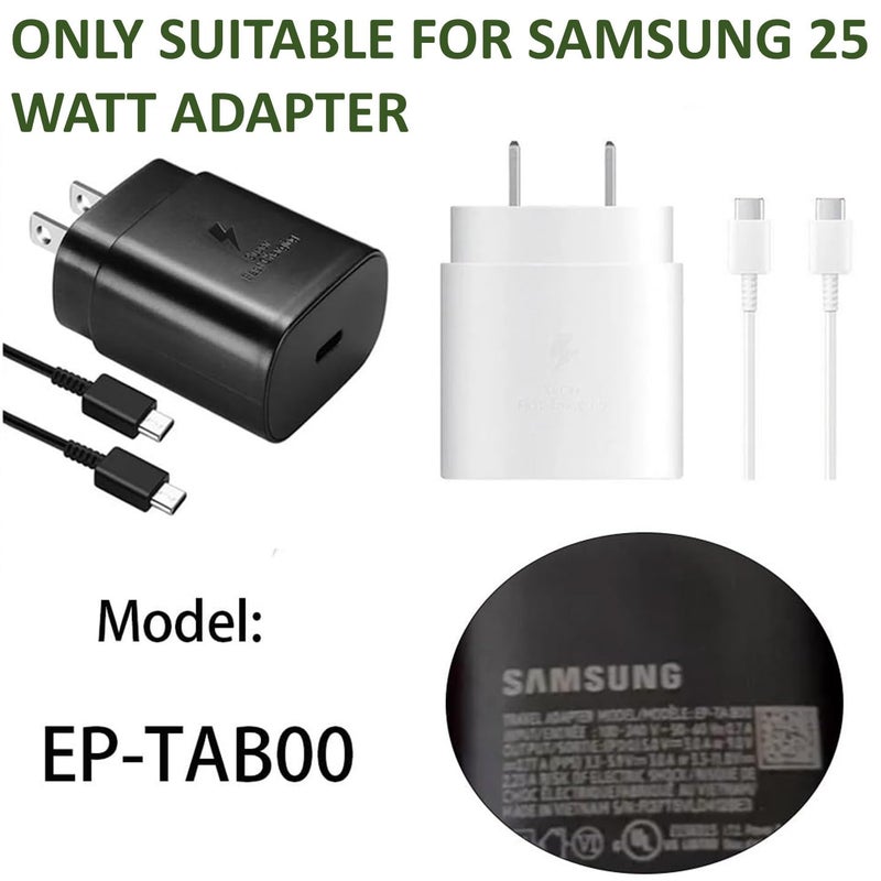 TECHWIND 4 in 1 Protective Case Cover Compatible for Samsung 25W Adaptor/Charger only | Cute 3D Heart Designs with 360° Protection (Space Black) - Image 2