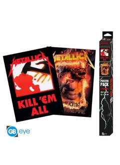 Metallica Set of 2 Posters 52cm x 38cm Kill 'Em All and Fire Guy Ideal Artwork for Wall Home Office Decor Officially Licensed Merchandise - pzsku/Z82200B2D377D587202C7Z/45/_/1693305976/51dd9b05-84ed-4274-8d4a-b7d8b354f760