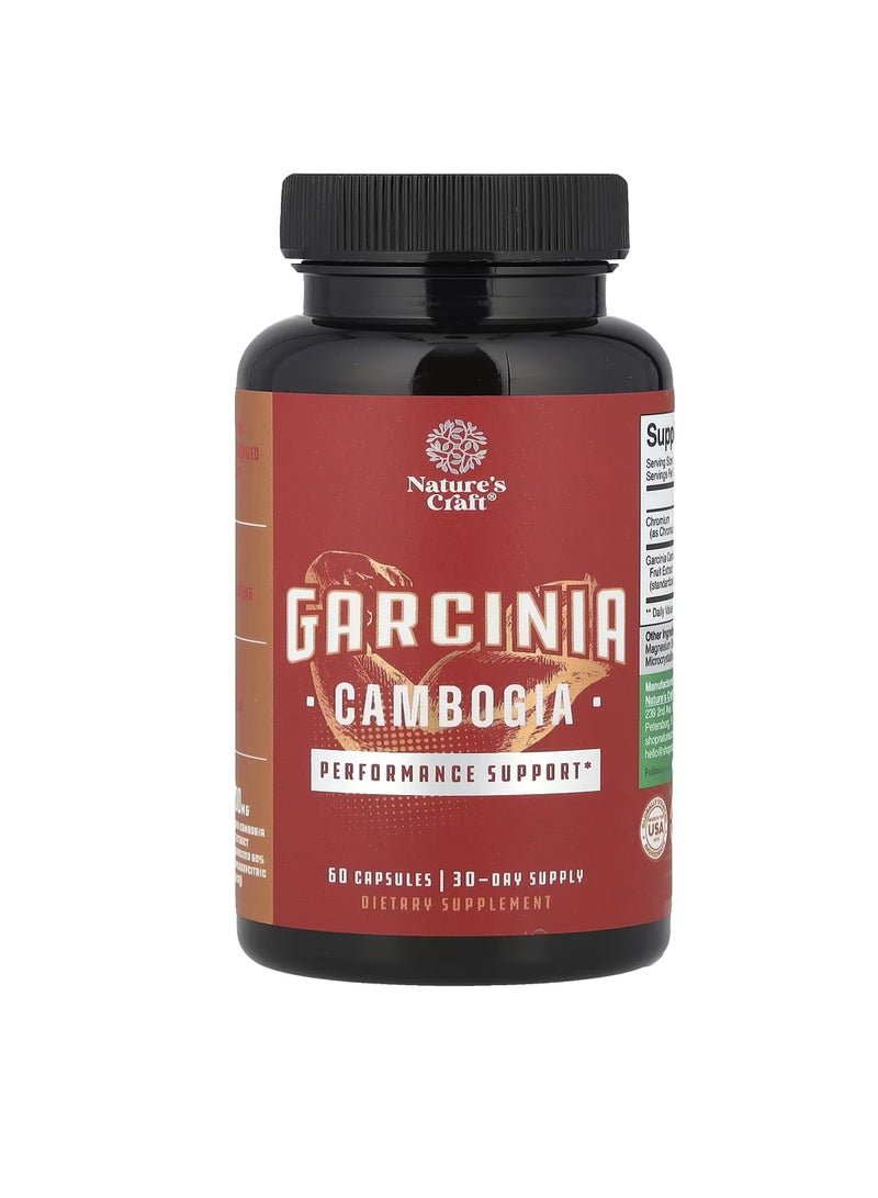 Nature's Craft Garcinia Cambogia, 60 Capsules