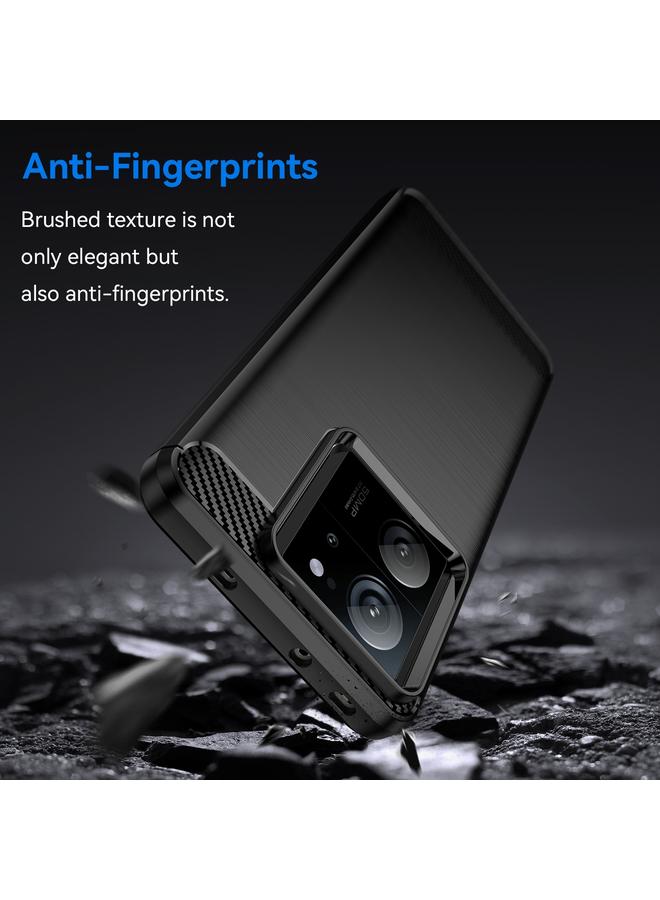 erorex Case For Xiaomi 13T Pro Brushed Texture Carbon Fiber TPU Phone Case - Image 3