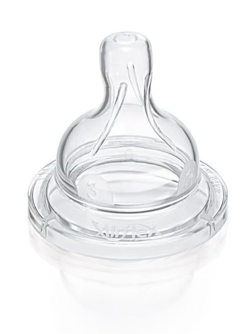 Philips Pack Of 2 Philips Avent Natural Teat, 3 Months + - Image 3
