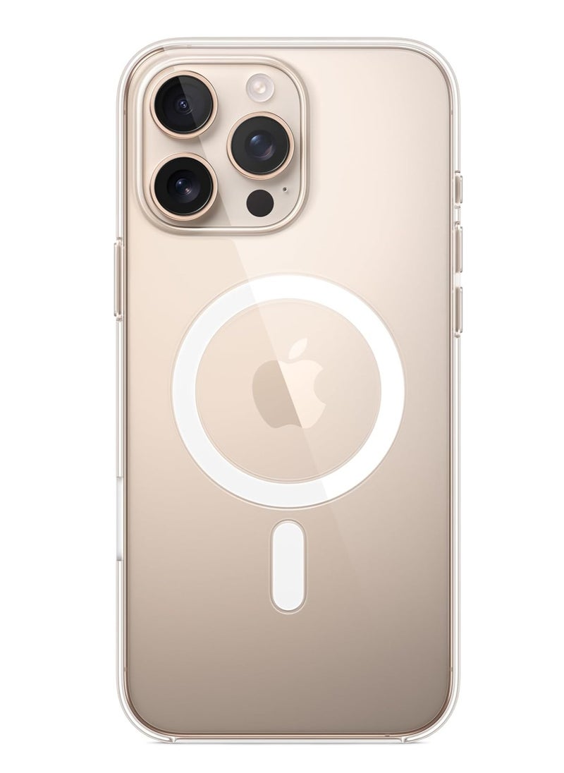 eBarakah - iPhone 16 Pro Max Silicone Case with MagSafe | (MagU), Revolutionary iCrystal Tech Clear Cover, Miltary Grade Protection, Anti-Scratch, Camera Protective, Magnetic Ultra Slim for iPhone 16 Accessories | MagSafe Compatible iPhone Cover - Image 1
