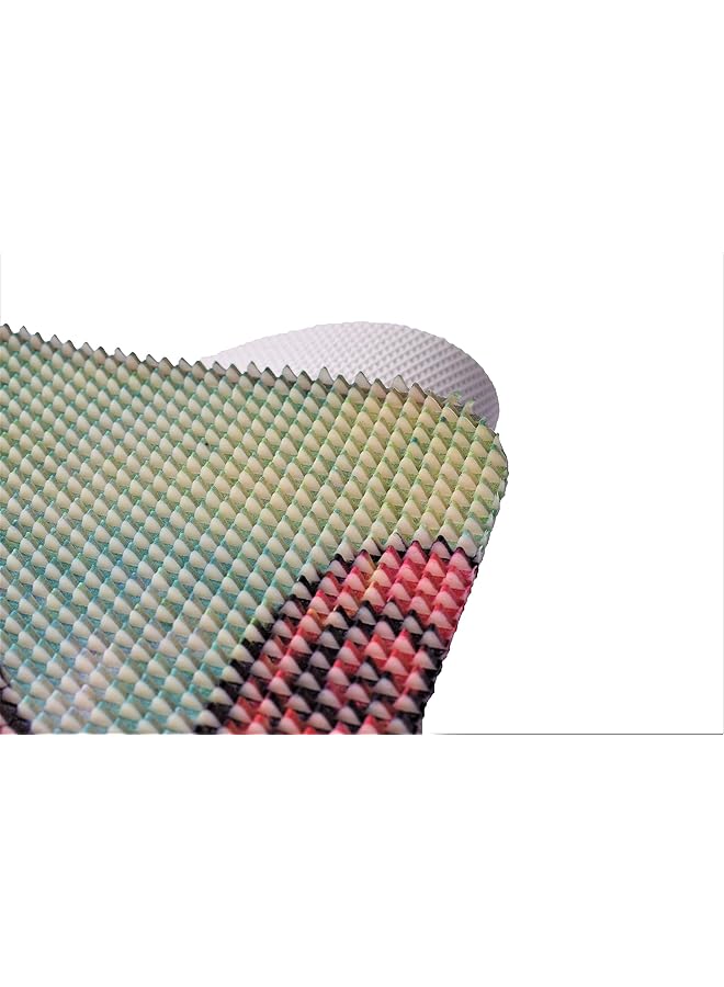 هوم كونسيبت سجادة باب مضادة للانزلاق بنقشة زهور متعددة الألوان 75×45 سم - Image 3