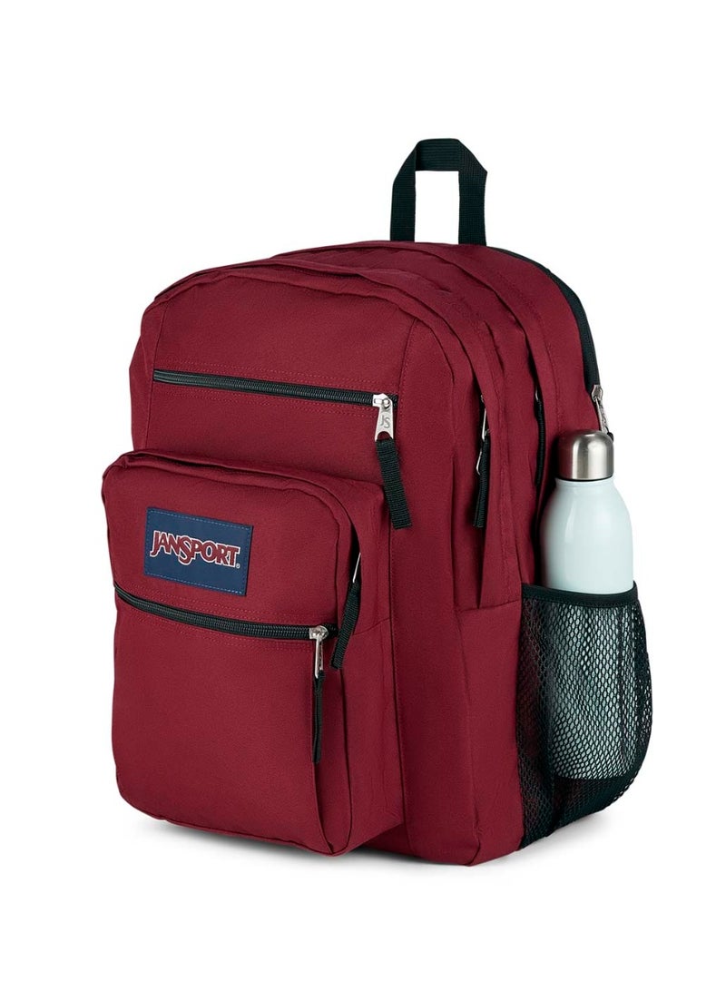 JanSport Unisex Fashion Backpack Big Student Russet Red - Image 4