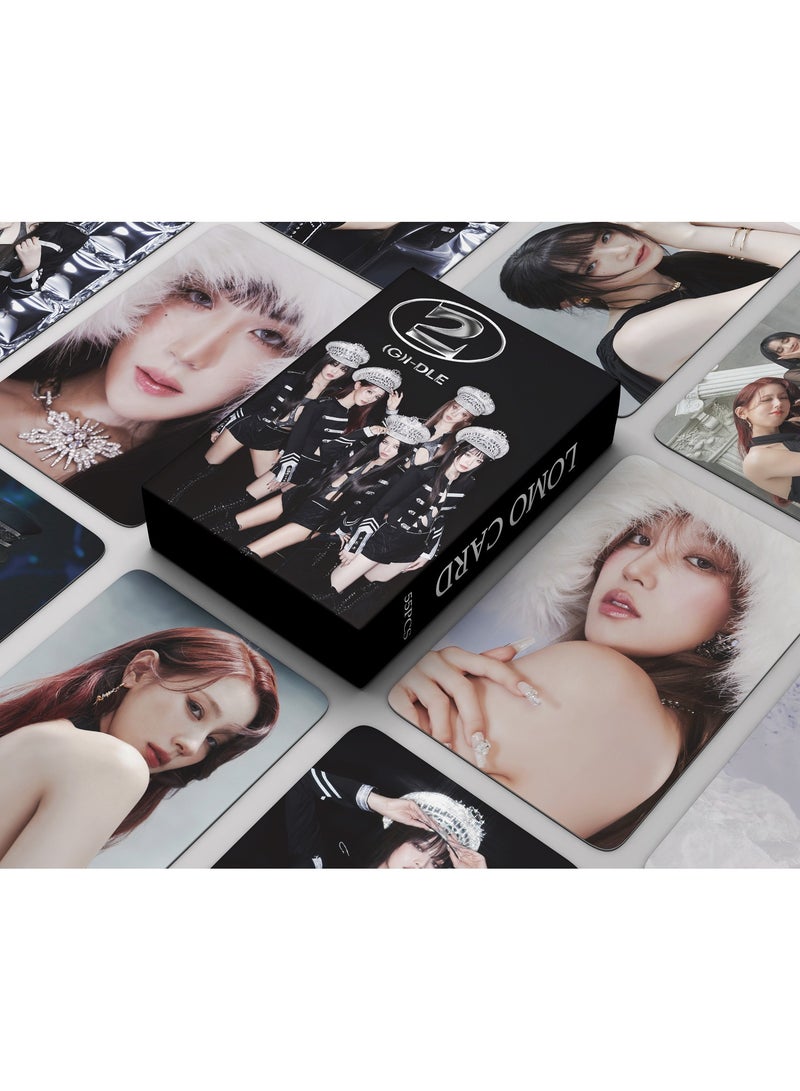 55-Piece Lesserafim New Album Antifragile Lomo Card - Image 1