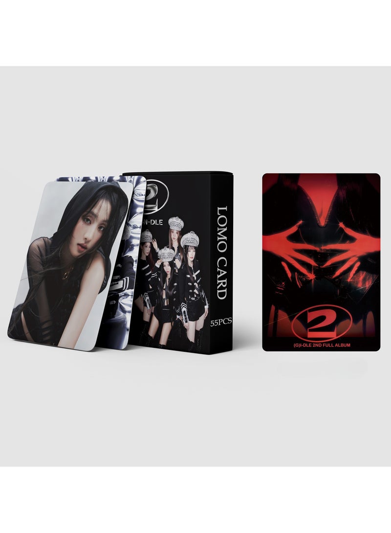 55-Piece Lesserafim New Album Antifragile Lomo Card - Image 4