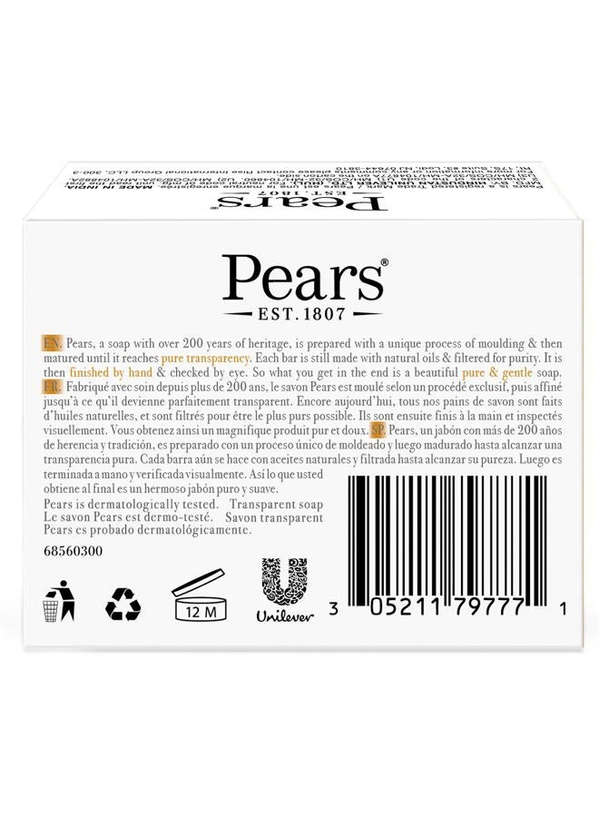 Pears Pears Soap, Pure & Gentle with Natural Oils, 12-Pack – Transparent Amber Glycerin Soap for Pampered, Glowing Skin, 3.53 Oz Ea  - Image 2