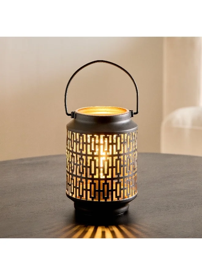 Home Box Asher Metal Cutout LED Lantern 10.7 x 10.1 x 14.5 cm