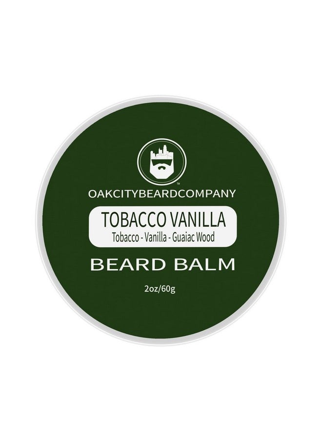 Oak City Beard Company - - Tobacco Vanilla - 2 Ounce - Beard Balm - Tobacco - Vanilla - Guaiac Wood - Beard Conditioner - Image 1