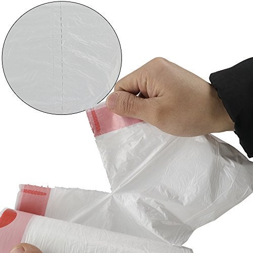 Doryh 7 Gallon White Drawstring Trash Bags Medium Garbage Bags 2 Rolls120 Counts - Image 5