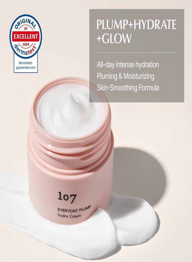 107 EVERYDAY PLUMP Hydro Cream, Lightweight Face Moisturizer with Probiotics, Squalane, and Fermented Ginseng, Hydrates, Nourishes, and Enhances Skin's Radiance and Softness (1.7 fl oz) - Image 2