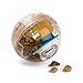 Pet Zone IQ Treat Ball Interactive Dog Ball 3 Puzzle Treat Dispenser Durable Slow Feeder for All Dog Breeds Toys to Keep The Busy and Enrichment - Image 3