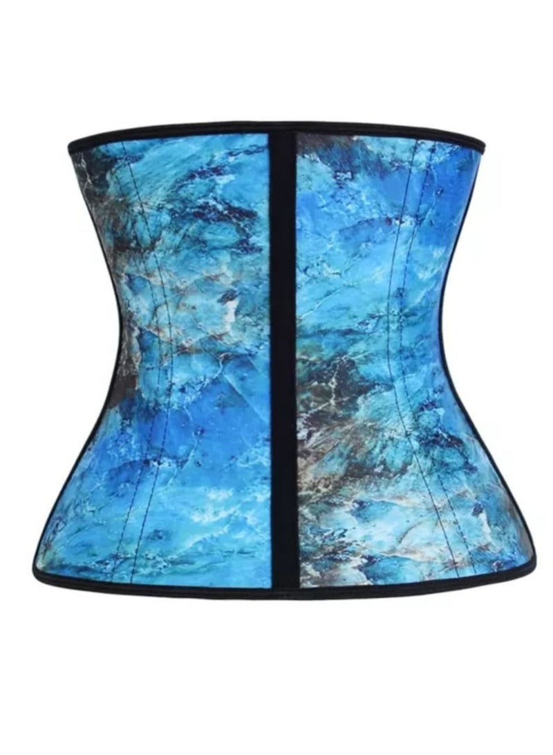 Dee trimmer Women’s Camouflage Print Waist Trainer Corset | Adjustable 3 Hook Design for Workout, Slimming, and Body Shaping Support - Image 2