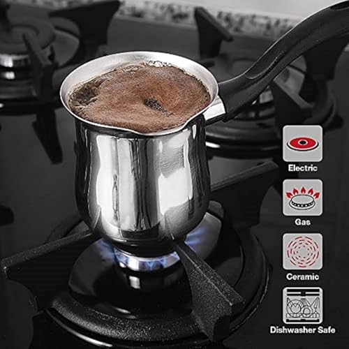 FINALITY Stainless Steel Tea/Coffee Warmer Pot with Non Heating Handle (250 ml) - Image 3