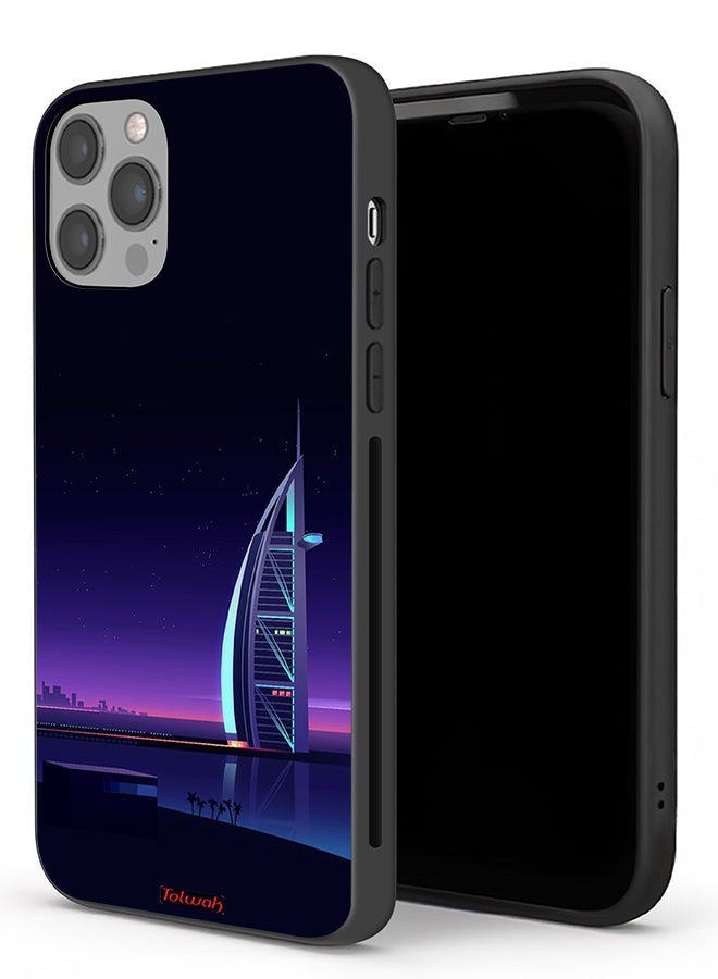 Tolwak Apple iPhone 12 Pro Max Protective Case Burj Arab Digital Art - Image 1