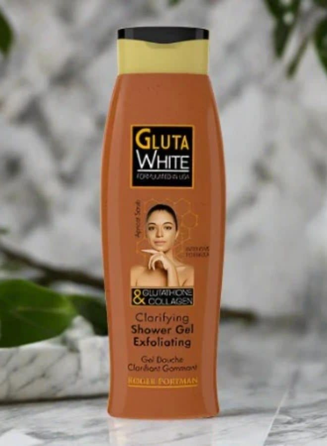 Gluta White Clarifying Shower Gel Exfoliating 700 ML - Image 1