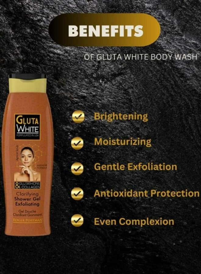 Gluta White Clarifying Shower Gel Exfoliating 700 ML - Image 2