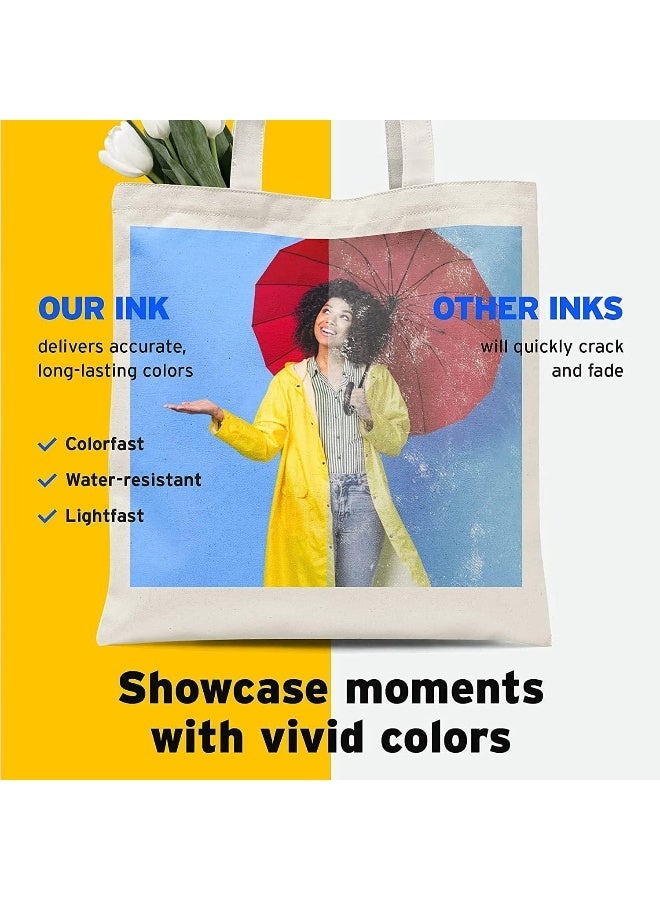 ECVV Sublimation Ink Refilled for Epson C88 C88+ WF7720 ET2720 WF7710 ET2650 ET2750 WF2750 WF3620 Printer(1Black 1Cyan 1Magenta 1Yellow,4-Pack) - Image 4