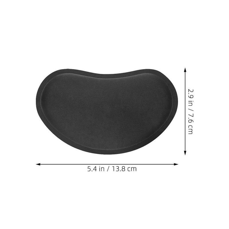 Black Eva Mouse Wrist Pad 2 Pack Ergonomic Support for Typing Gaming Office Home - Image 3