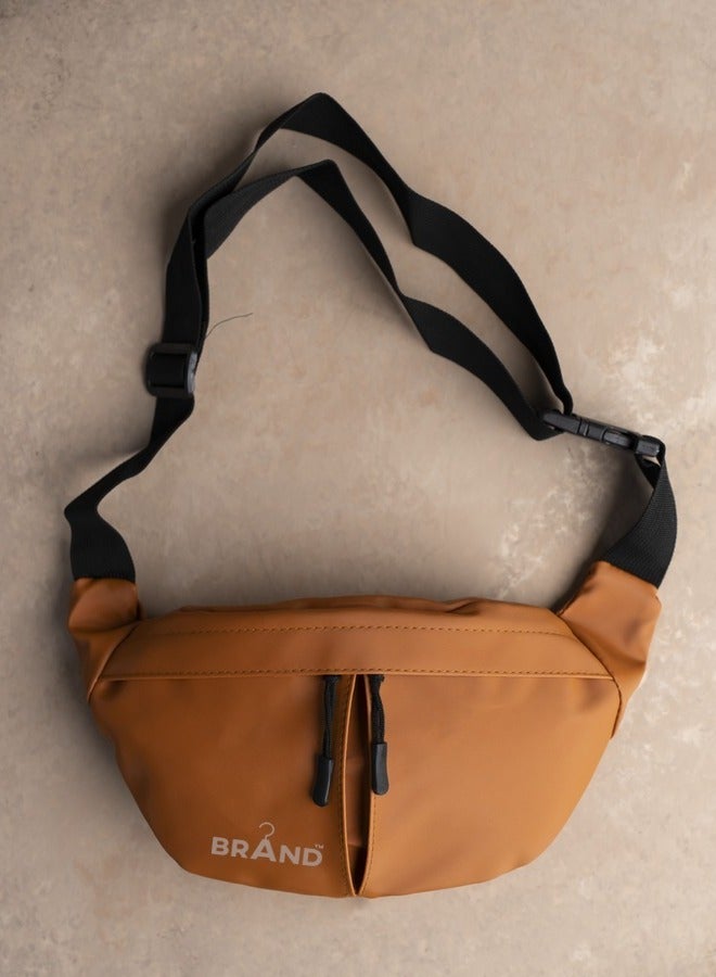 Brand Stores Brand Water Proof Cross-Waist Bag - Mustard Yellow  - Image 1