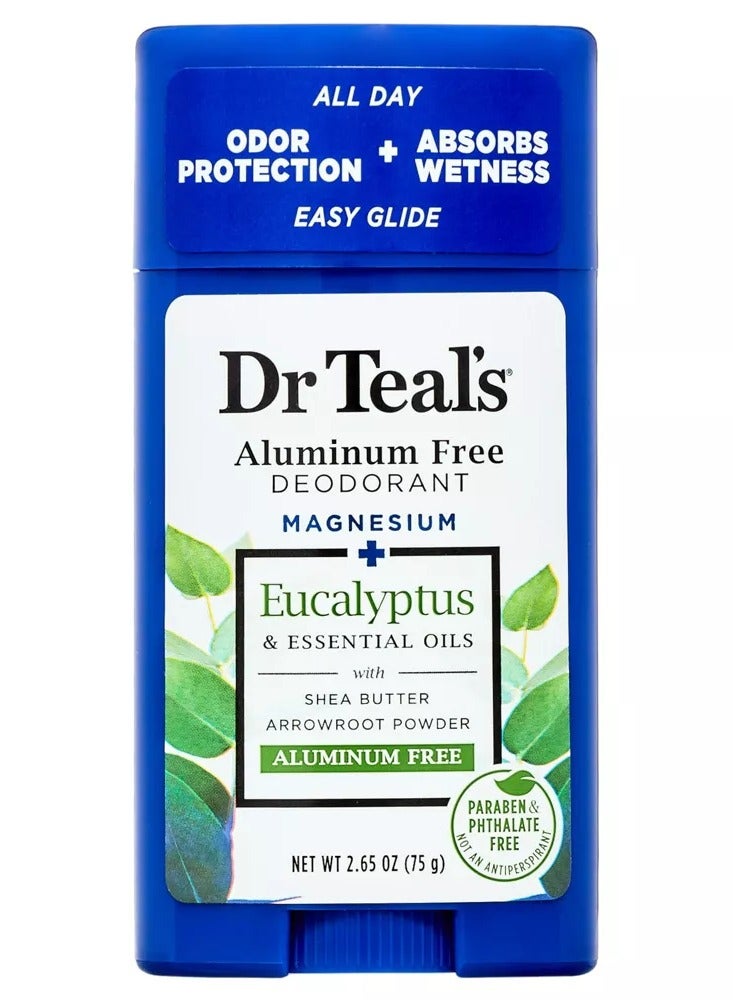 Dr Teal's Aluminum-Free Deodorant Magnesium Eucalyptus