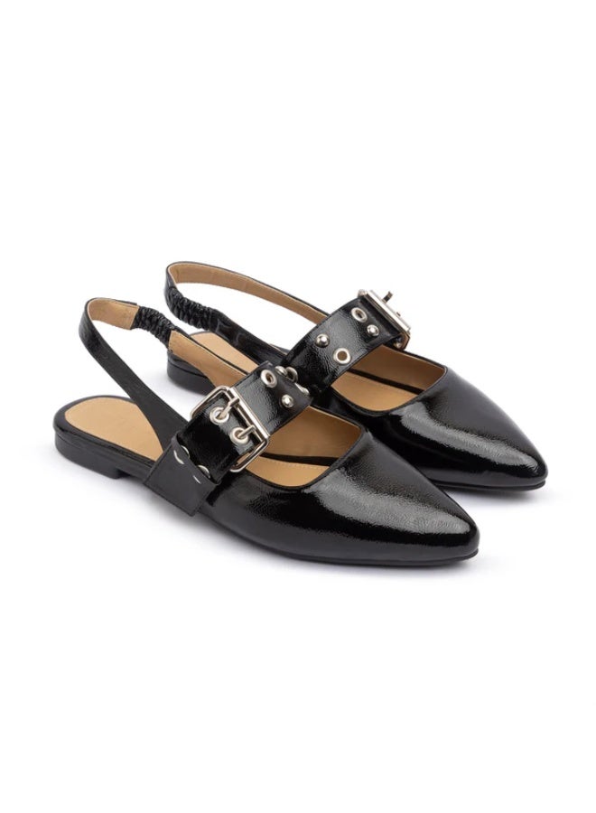 TGS Belt Flat Slingbacks - Image 2