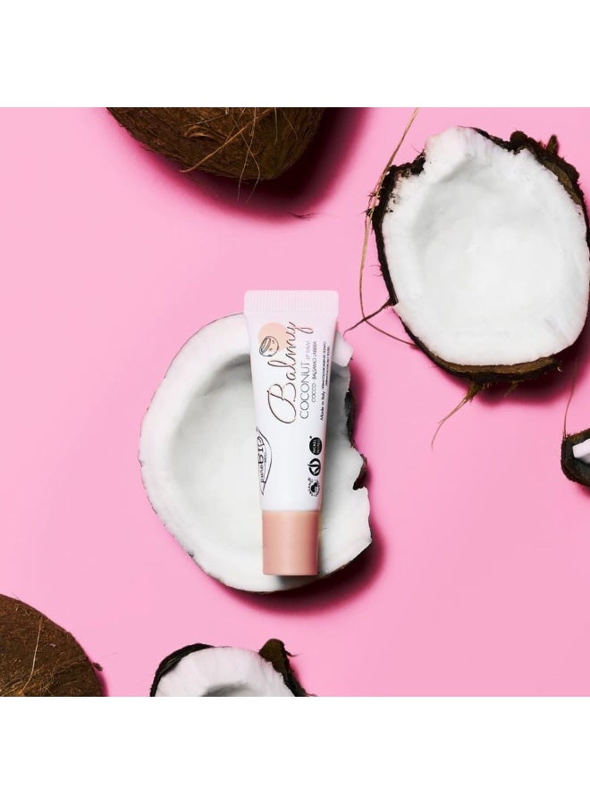 puroBio Balmy Moisturizing Lip Balm 04 Coconut 10ml - Image 2