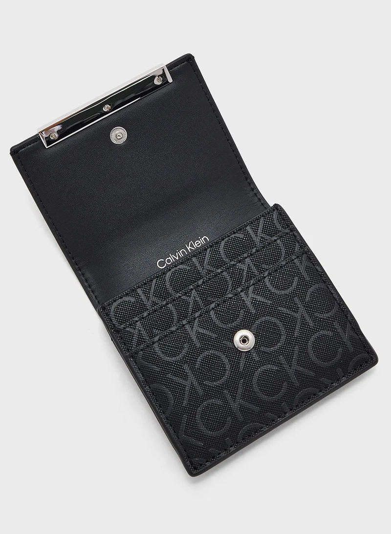 كالفن كلاين CK LINEAR SM TRIFOLD_MONO