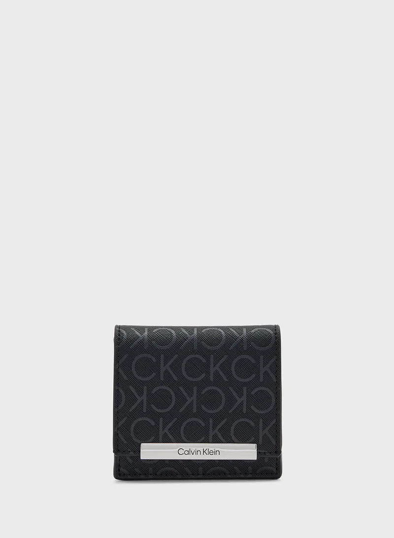 كالفن كلاين CK LINEAR SM TRIFOLD_MONO