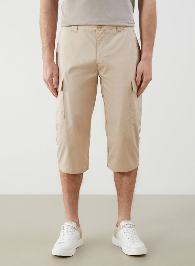 تسوق LC WAIKIKI وStandard Fit Twill Men's Cargo Shorts أونلاين في مصر