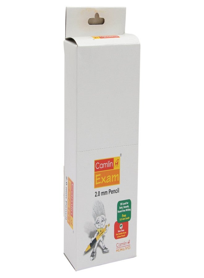 Camlin Kokuyo Exam Pencil, 2Mm Lead - Pack Of 10, Ink black - Image 4