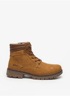 Lee Cooper Mens Logo Detail Chukka Boots with Zip Closure  - Image 3