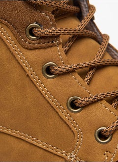 Lee Cooper Mens Logo Detail Chukka Boots with Zip Closure  - Image 5