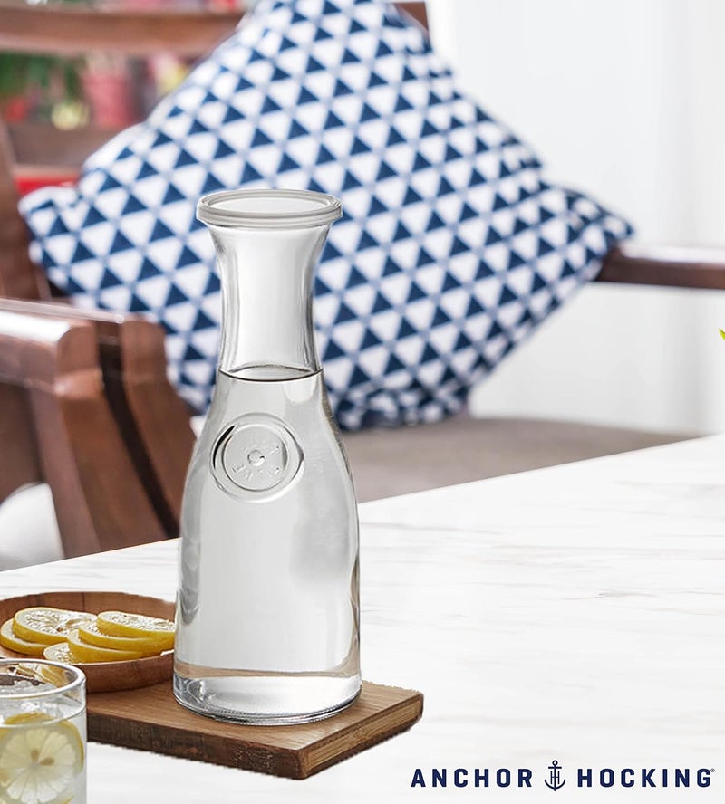 Anchor Hocking 34OZ/1LTR GLASS CARAFE WITH PLASTIC LID - Image 4