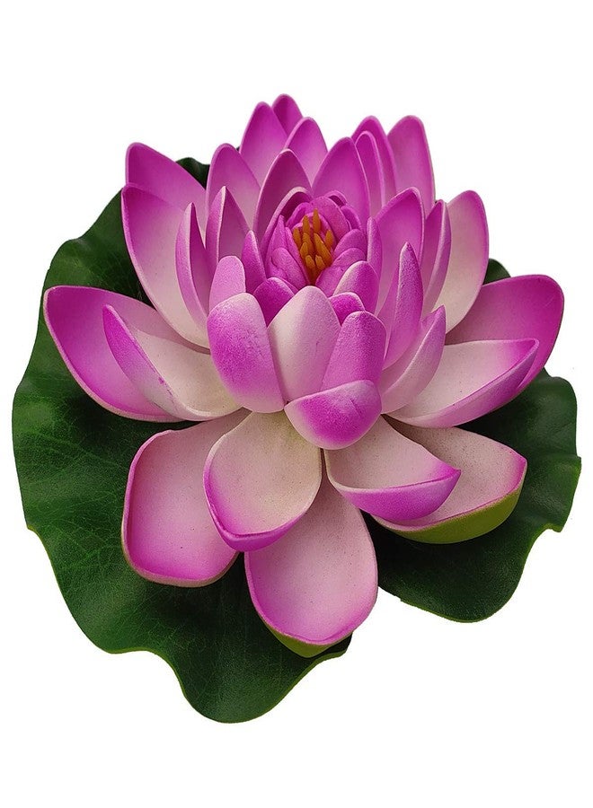 Coolkart Set of 5 Home Decor Artificial Floating Foam Lotus Flowers with Water Lily Pad for Pond, Pool, Aquarium, Garden, Wedding, Party, Holiday and Special Event Decorations -7 Inch - Image 3