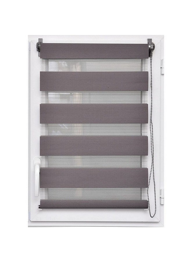 LUANCE Zebra Day-Night Roller Blinds Dark Grey 150 x 180 cm 3502150180938 - Image 1