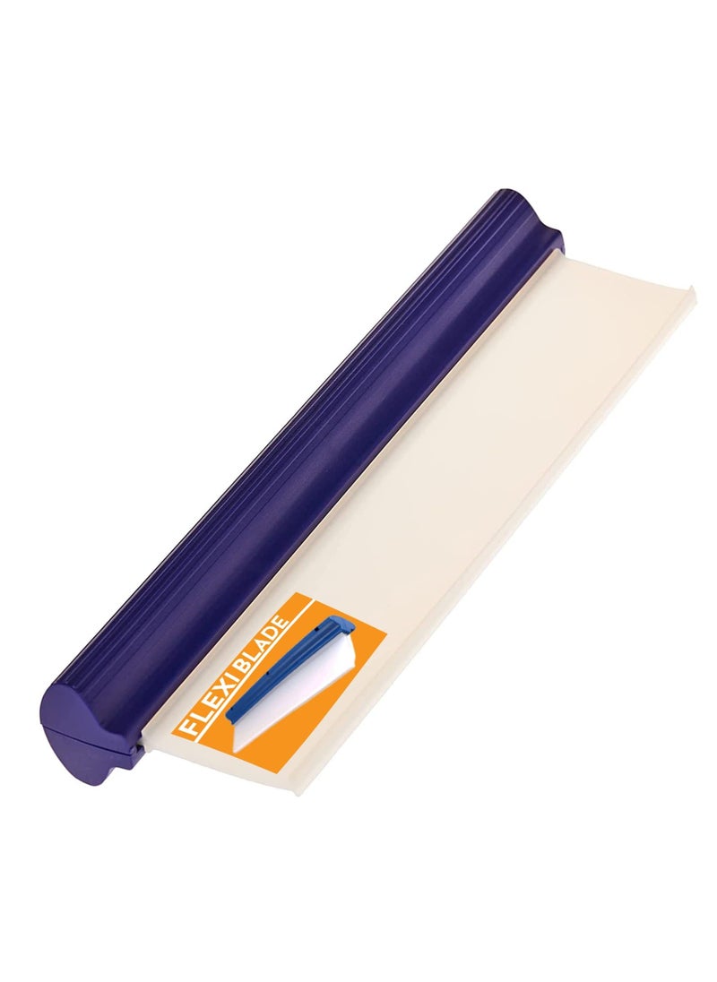 SYOSI Car Handheld Wiper Blade Squeegee Silicone Water Blade, Quickly Remove Water From Windscreen & Window Car Drying Blade 30cm Long  - Image 1