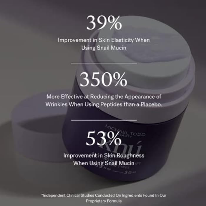 MICHAEL TODD Beauty KNU Cream – Face Lifting, Brightening & Tightening Cream – For Moisturizing & Rejuvenating – With Bakuchiol, Peptides & Snail Secretion – For All Skin Types – 1.68 fl oz/50 mL - Image 4