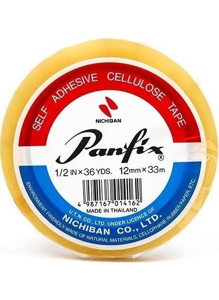 Panfix Thin Transparent Tape 12mm X 33mt 12  - Image 2