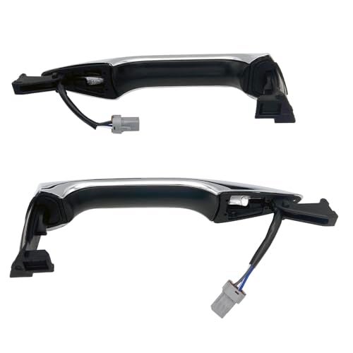 Cheriezing Chrome Exterior Door Handle Compatible with 2011-2016 Elantra Sedan (with Smart Entry System) Front Rear Left Driver & Right Passenger Side Set of 4 - Image 4